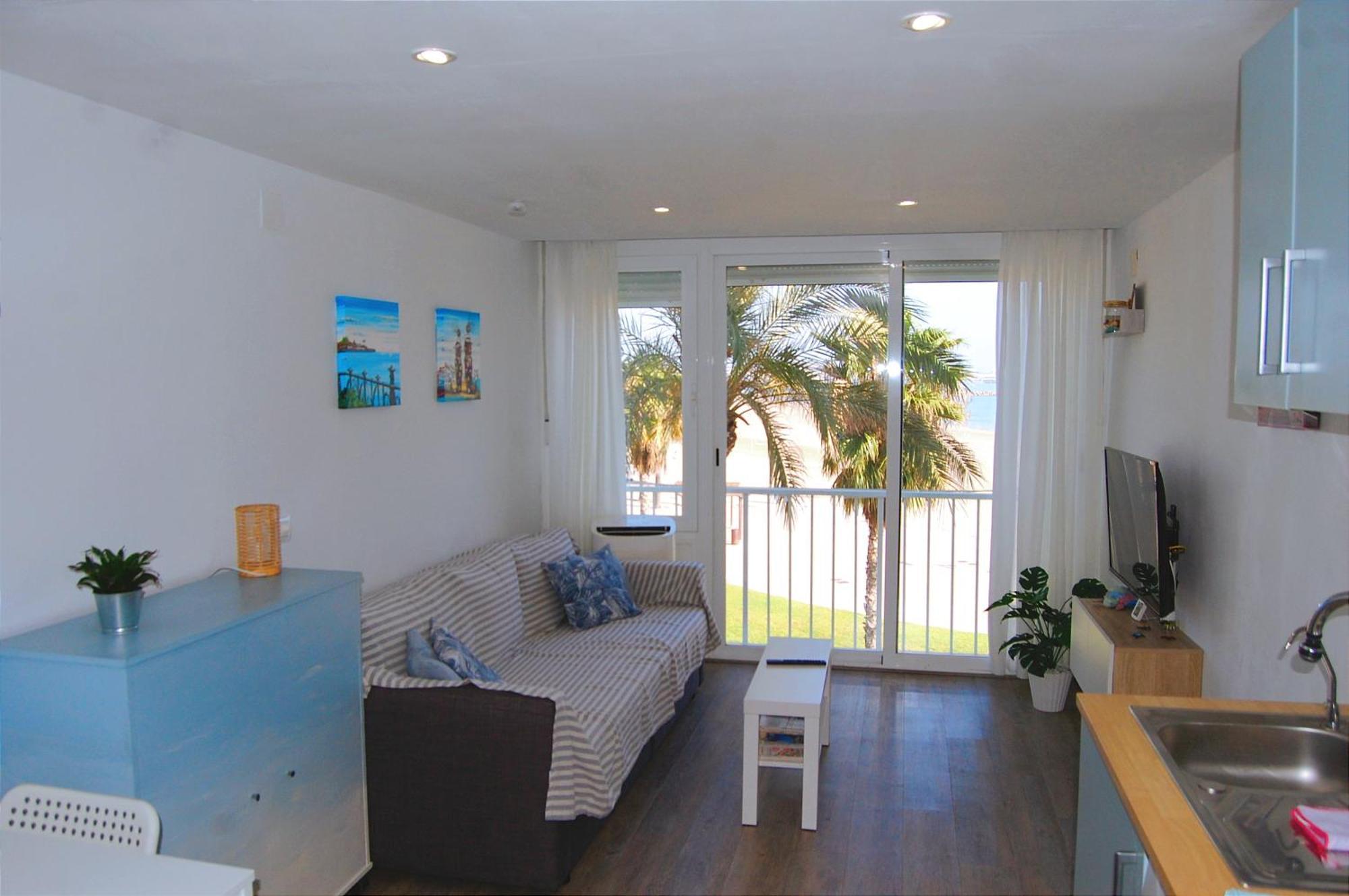 Playalmud Apto Espectacular, En Primera Línea De Playa, Wifi, Climatizado Apartamento *